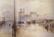 Joseph Mallord William Turner Caernarvon Castle,Wales (mk31) USA oil painting artist